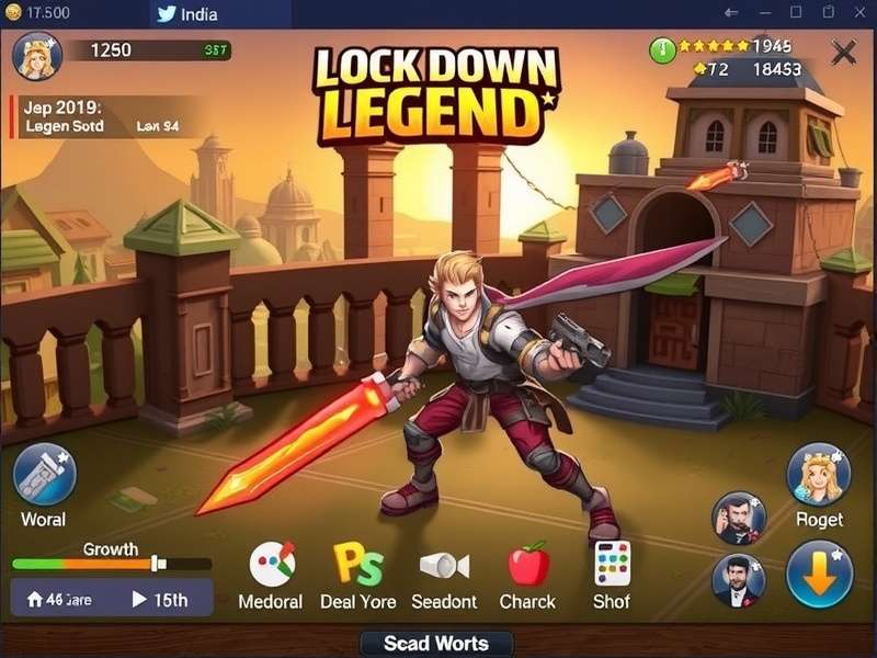 Lock Down Legend IN download growth chart in India